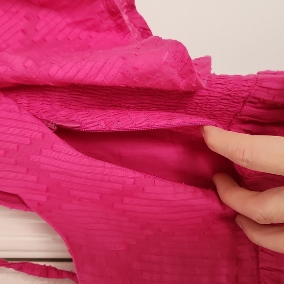 Serophine Women's Cotton Broderie Maternity and Nursing Dress sz 2 - Picture 8 of 14